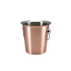 GenWare Copper Plated Wine Bucket With Ring Handles
