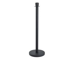 Genware Black Barrier Post