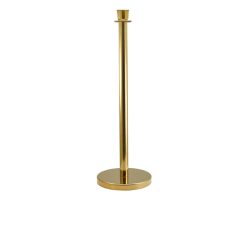 Genware Brass Plated Barrier Post