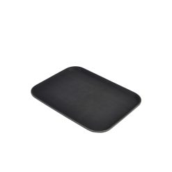Gengrip 12" x 16" Rect. Non-Slip Tray Black
