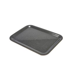 Laminated Wood Tray 46 X 34cm - Dark Granite