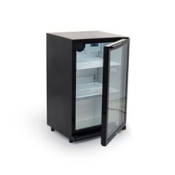 Arctica Bar & Display Bottle Cooler - 1 Hinged Door - Black