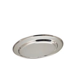 GenWare Stainless Steel Oval Flat 25.5cm/ 10"