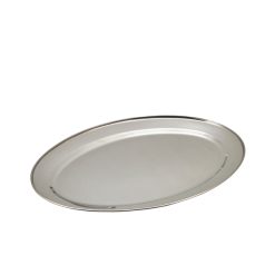 GenWare Stainless Steel Oval Flat 46cm/ 18"