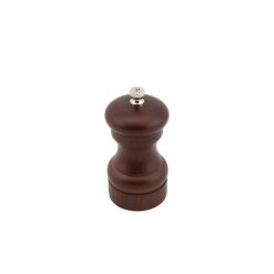 Genware Dark Wood Salt Or Pepper Grinder 10cm