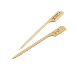 Bamboo Steak Markers 9cm/ 3.5" Medium Well (100pcs)