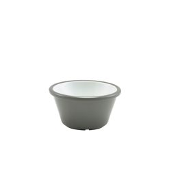 Two Tone Melamine Ramekin Grey And White 59ml/ 2oz