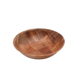 Woven Wood Bowls 6" Dia