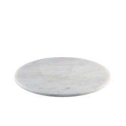 White Marble Platter 33cm Dia