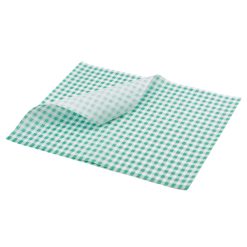 Greaseproof Paper Green Gingham Print 35 x 25cm