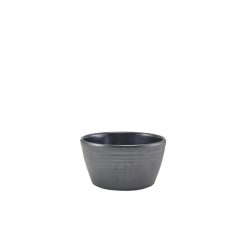 GenWare Melamine Matt Black Ripple Ramekin 113ml/ 4oz