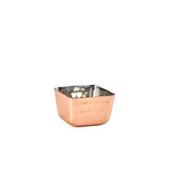 GenWare Copper Plated Square Hammered Ramekin 71ml/ 2.5oz