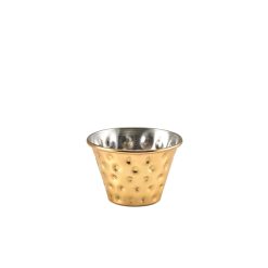 GenWare Gold Plated Hammered Ramekin 114ml/ 4oz