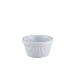 Ramekin 2oz Fluted White