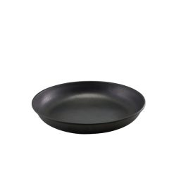 GenWare Black Vintage Steel Coupe Plate 24cm