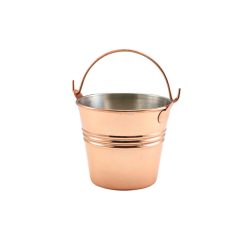 Copper Plated Serving Bucket 10cm Dia