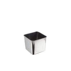 Stainless Steel Square Tub 8 x 8 x 6cm