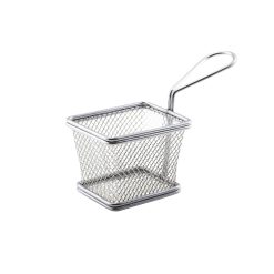 Serving Fry Basket Rectangular 10 X 8 X 7.5cm