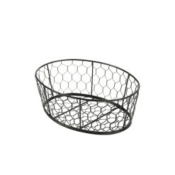 Black Wire Basket 24X18X8.5cm