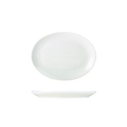Genware Porcelain Oval Plate 21cm/ 8.25"