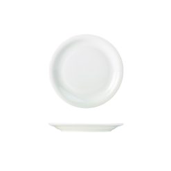 Genware Porcelain Narrow Rim Plate 16cm/ 6.25"