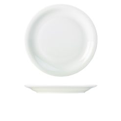 Genware Porcelain Narrow Rim Plate 28cm/ 11"