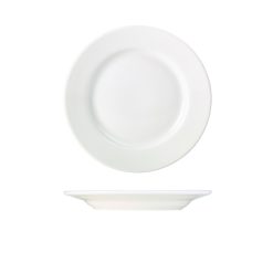 Genware Porcelain Classic Winged Plate 23cm/ 9"