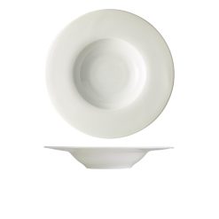 Genware Porcelain Wide Rim Pasta Plate 30cm/ 12"