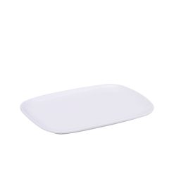 Genware Porcelain Ellipse Rectangular Plate 22.8 x 16.6cm/ 9 x 6.5"