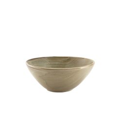 Terra Porcelain Grey Organic Bowl 16.5cm