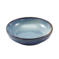 Terra Porcelain Aqua Blue Coupe Bowl 23cm