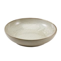Terra Porcelain Grey Coupe Bowl 27.5cm