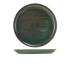 Terra Porcelain Aqua Green Coupe Plate 27.5cm