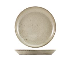 Terra Porcelain Grey Coupe Plate 24cm