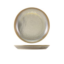 Terra Porcelain Matt Grey Coupe Plate 19cm