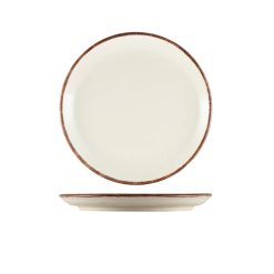 Stoneware Sereno Brown Coupe Plate 19cm