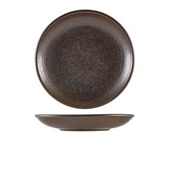 Terra Porcelain Black Deep Coupe Plate 25cm