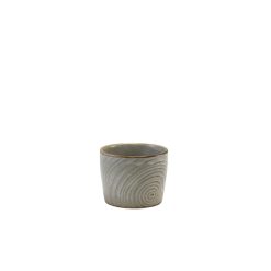 Terra Porcelain Grey Organic Dip Pot 9cl/ 3oz
