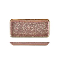 Terra Porcelain Rose Narrow Rectangular Platter 27 x 12.5cm