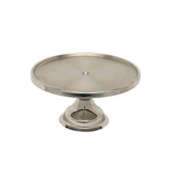 Genware S/St. Cake Stand 13"Dia.6.5" High