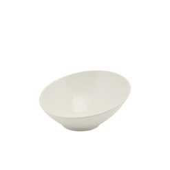 White Melamine Slanted Buffet Bowl 30X29X13cm