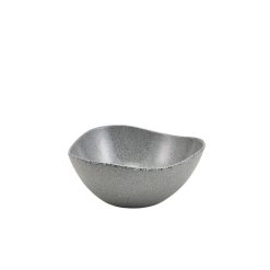 Grey Granite Melamine Triangular Buffet Bowl 25cm