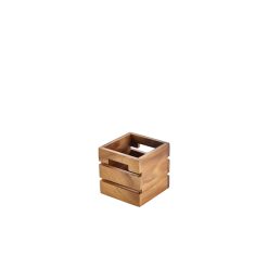 Genware Acacia Wood Box/ Riser 12cm