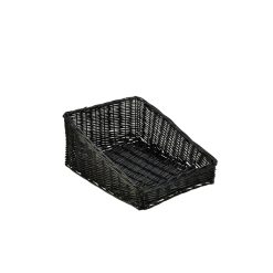 Wicker Display Basket Black 46X36X20cm