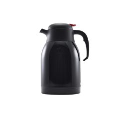 Black St/St Vacuum Push Button Jug 2L