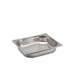 Perforated St/St Gastronorm Pan 1/2 - 65mm Deep