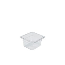 1/6 -Polycarbonate GN Pan 100mm Clear