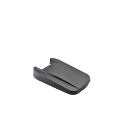 Black Closed Lid For Grey Recycling Bin 85L